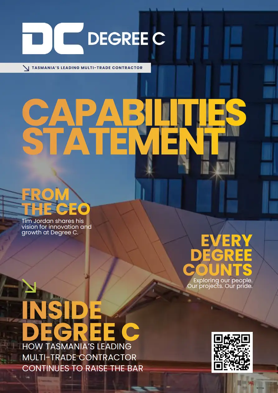 degree c capabilities statement 2026 - degree c tasmania